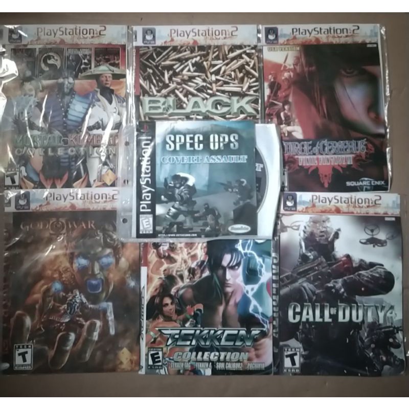 (Borong) Kaset DVD Game PS2 DAN PS1 (7 Game)