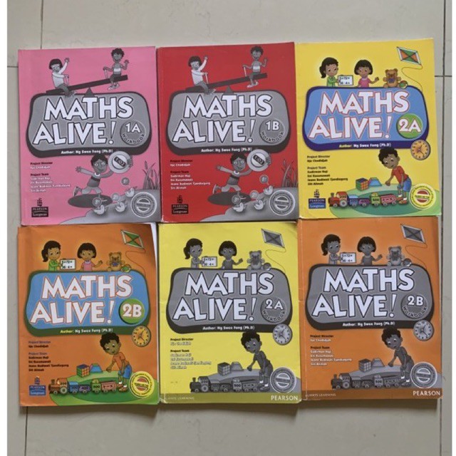 [PRELOVED] Buku Matematika Math Maths Alive Textbook Workbook 2A 2B Pearson Murah Termurah