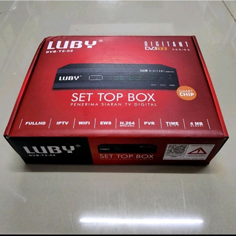 STB Luby DVB-T2-01 ,T2-02 , T2-03 set top box Siaran TV Digital Full HD