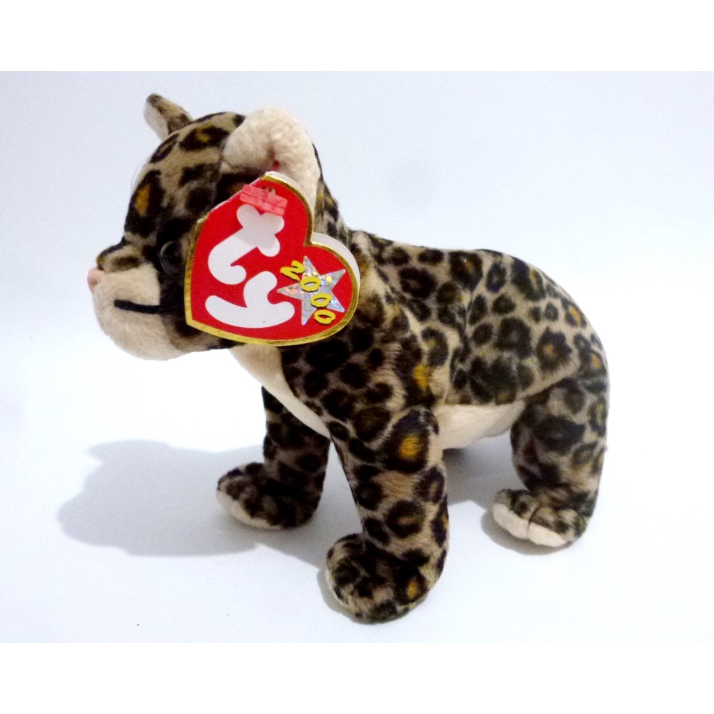 Boneka Leopard Sneaky TY 2000 Beanies Original Plush