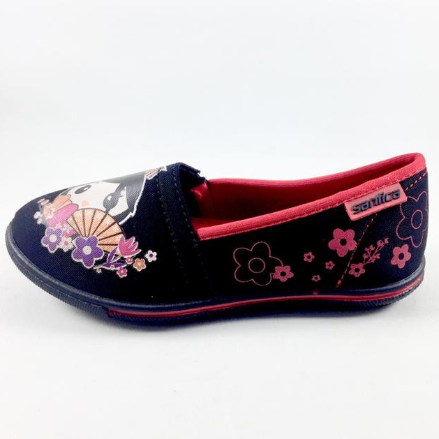PROMO SEPATU ANAK PEREMPUAN SANTICA AYAKA WARNA BLACK RED SIZE 27 - 35-2