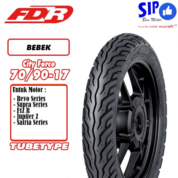 Ban motor bebek FDR City Force 70 90 17 Tubetype