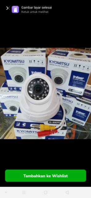 PAKET CCTV 4CH AHD 3MP 720P + HDD 320GB KOMPLIT