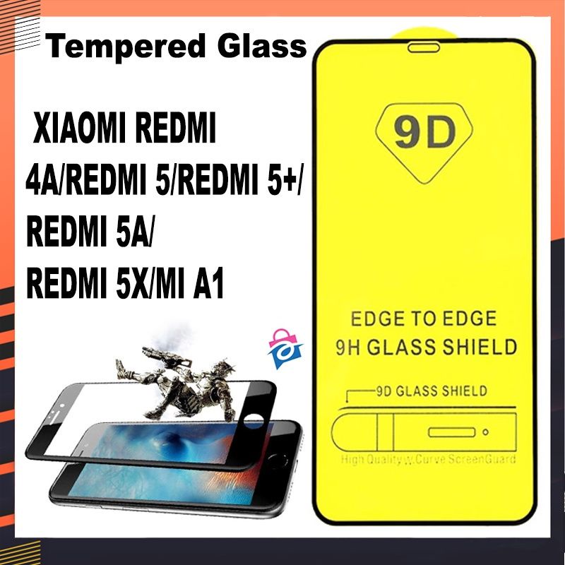 (OM) TG TEMPERGLASS FULL NONPACK  XIAOMI REDMI 4A/REDMI 5/REDMI 5+/REDMI 5A/REDMI 5X/MI A1