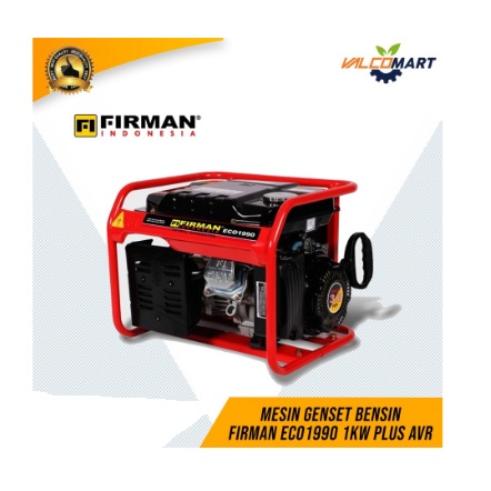 Firman Mesin Genset ECO1990 1KW Plus AVR. Gasoline Generator