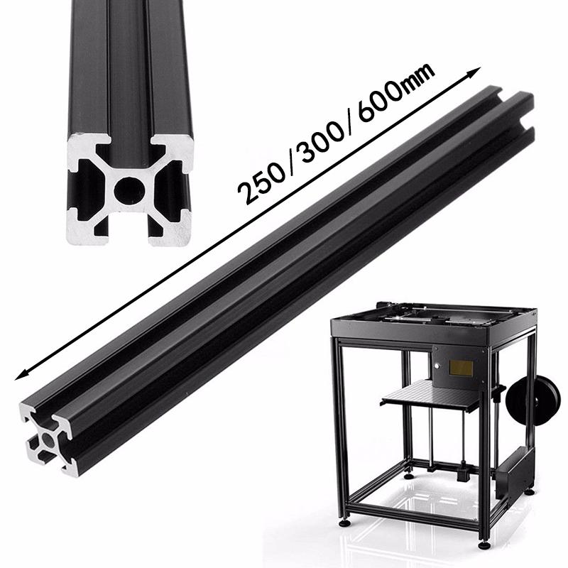 Frame Extrusion T Slot Bahan  Aluminium  Warna Hitam untuk  