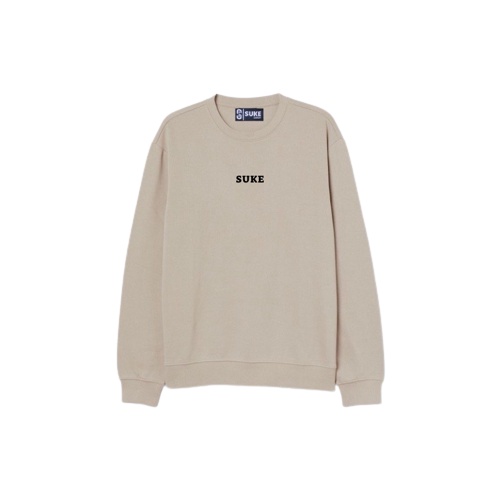 Suke Sweater Crewneck Littel Teks Mini Full Label Murah