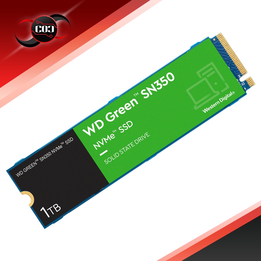 wd ssd green sn350 nvme m 2 1tb