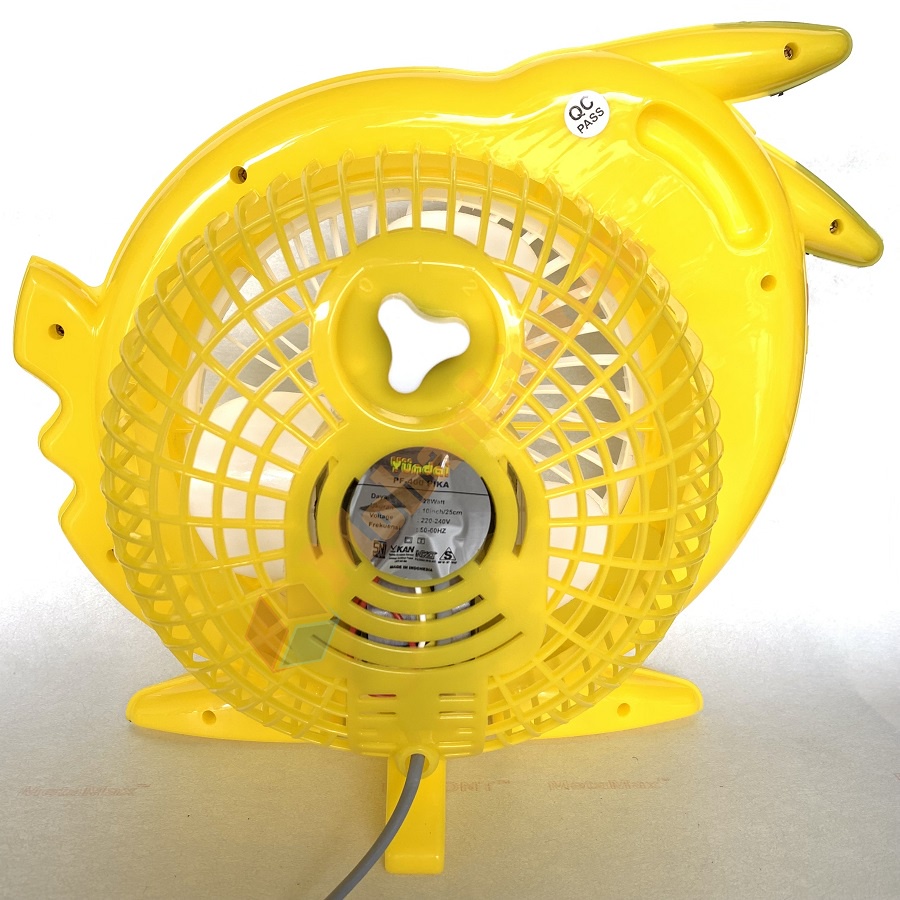 Kipas Angin Karakter Kartun Pikachu Pikacu 10&quot; 10inch Box Fan Karakter Lucu