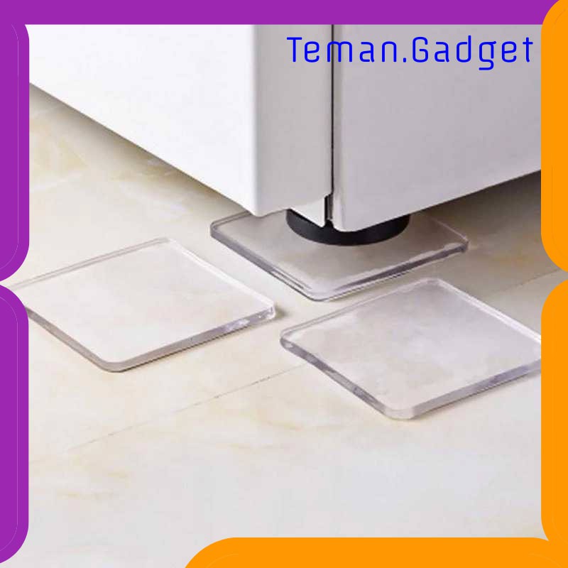 TG-DE439 HOUSEEN ALAS SILICONE SHOCK PADS ANTI-VIBRATION MATS 4 PCS - QW-20