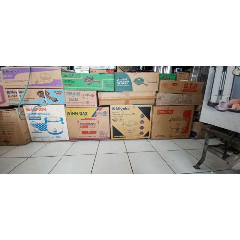 gas rice cooker king cheff