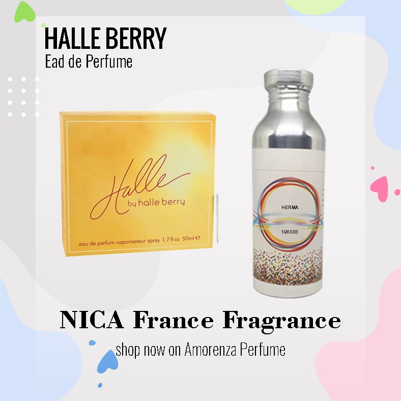 Bibit Parfum Murni HALLE BERRY - HALLE Nica Fragrance 500ml Segel Pabrik