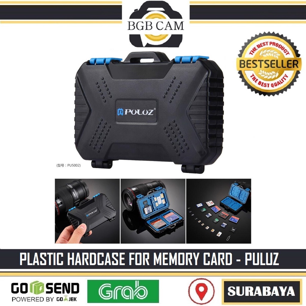 Hardcase Memory Card isi 8 SD + 9 Micro Case Memori Kamera PULUZ