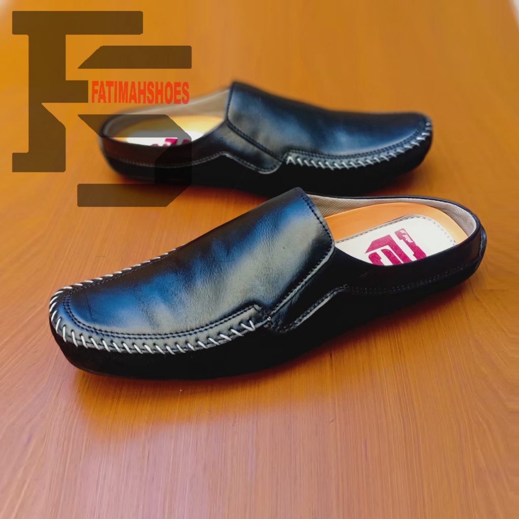 Sandal Sepatu Bustong Kulit PU Pria Original Bustong Pria Sepatu Bustong Pria Murah