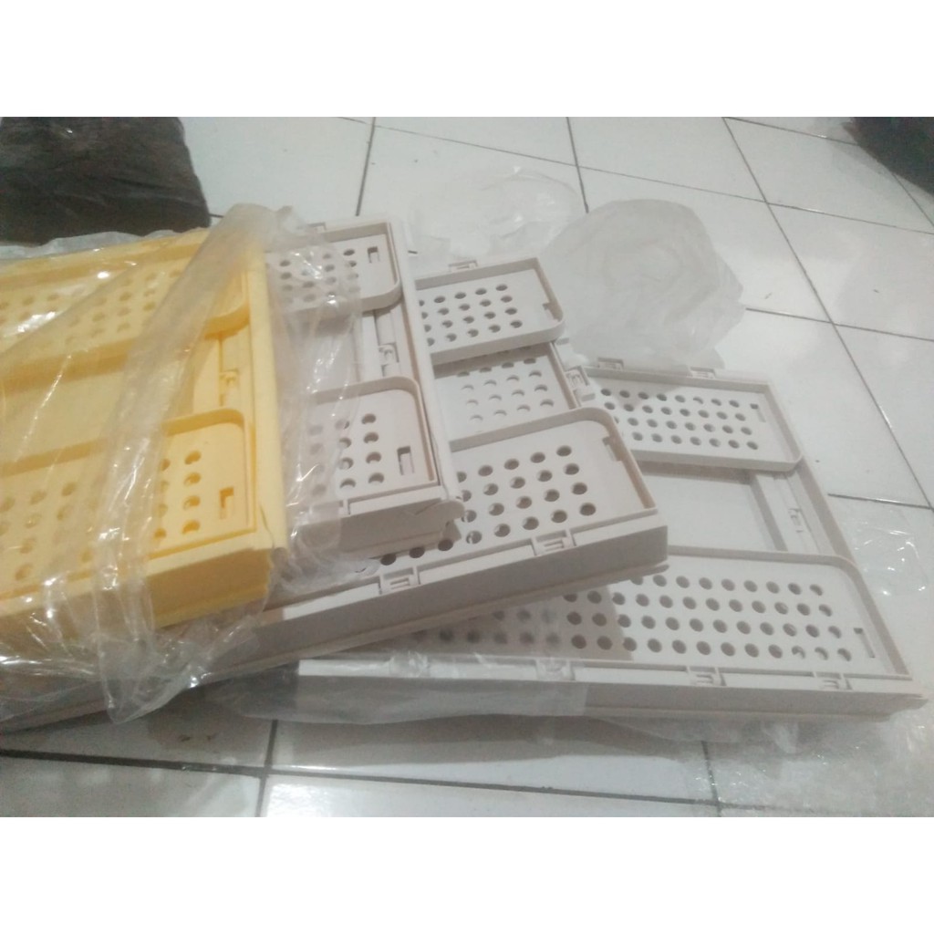 REJECT! Potong Harga Kondisi Retak 27R Rak Laci Geser Storage Penyimpanan Rak Baju (Baru Tapi Retak)