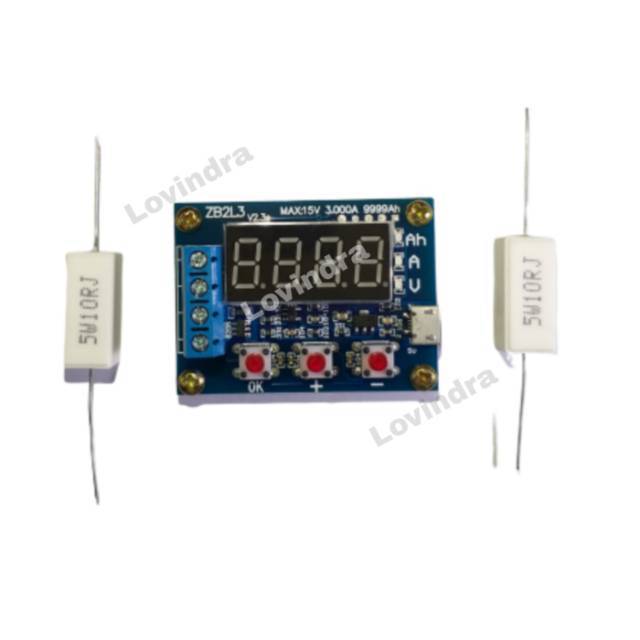 ZHIYU ZB2L3 Battery Capacity Discharge Tester 1.5V 12V 18650 Li-ion Alat Cek kapasitas mAh baterai