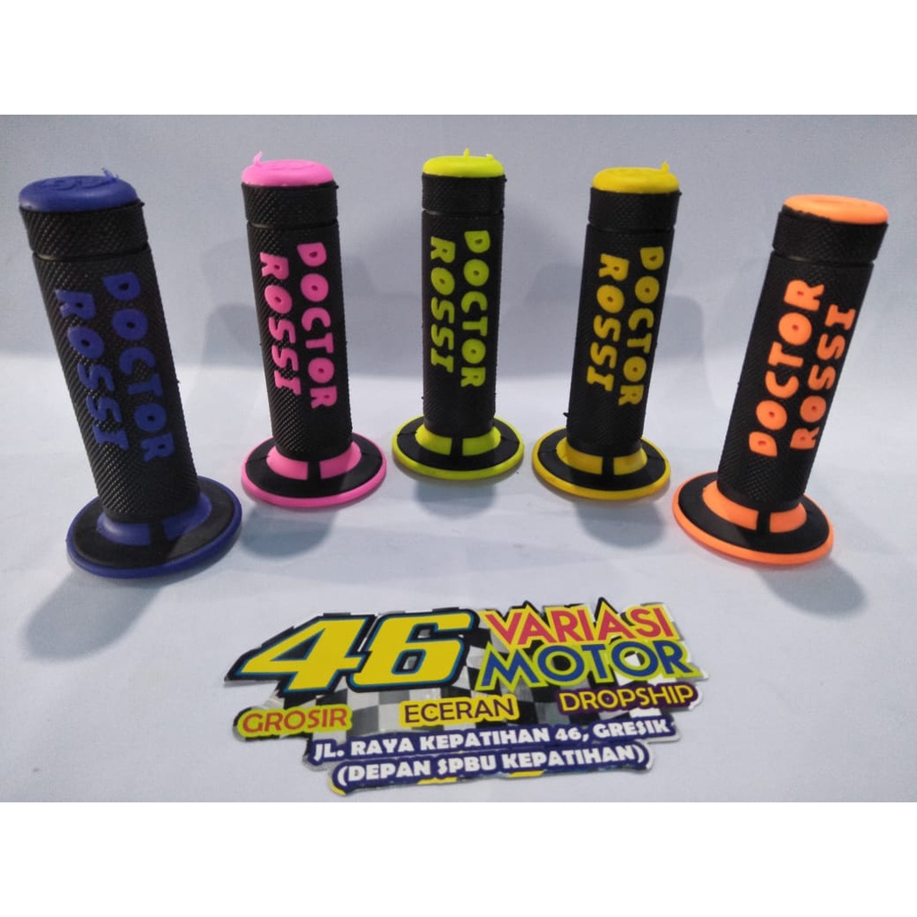 HANDGRIP HANDFAAT GRIP SARUNG GAS VARIASI WARNA DOCTOR ROSSI