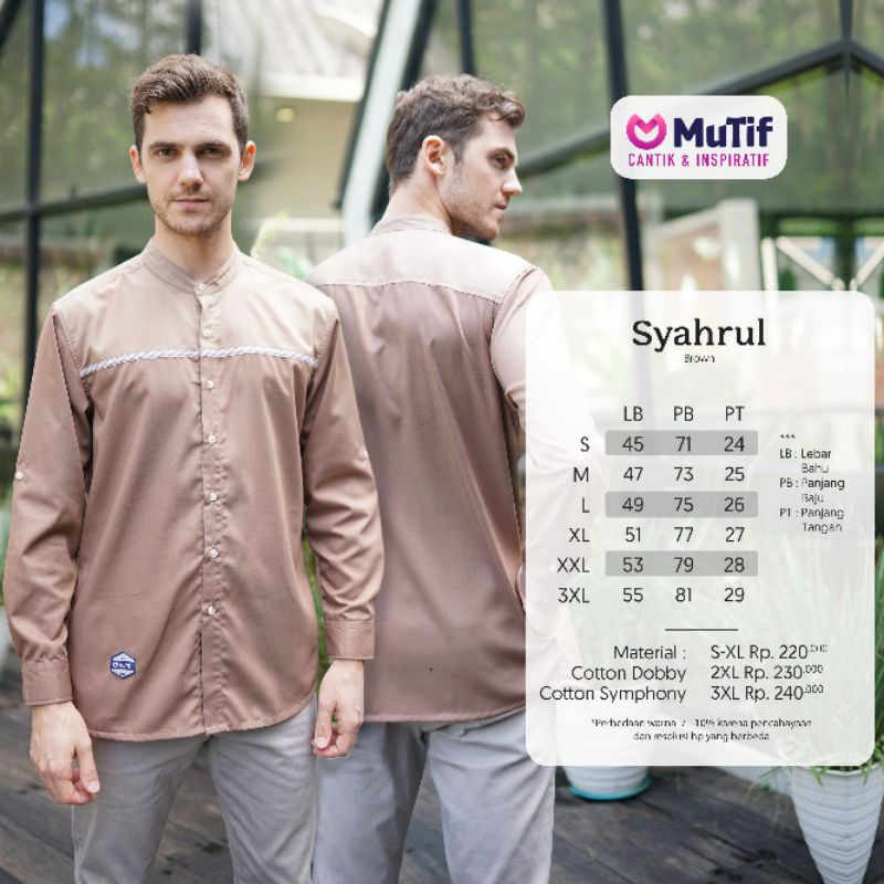 [READY] SARIMBIT MUTIF SHANUM BROWN SYAHRUL GAMIS SHANUM KOKO SYAHRUL