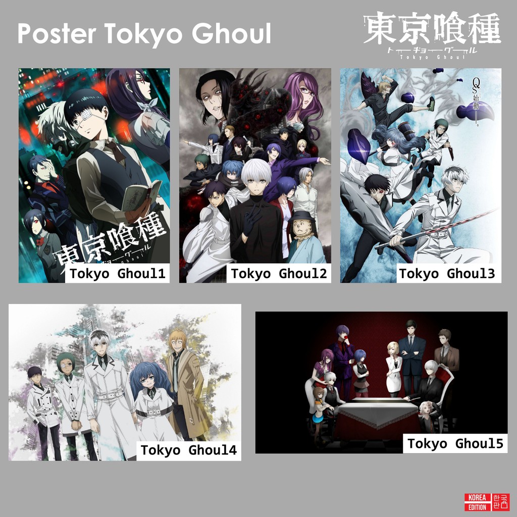 Poster Anime Tokyo Ghoul Kaneki Ken Sasaki Haise Touka