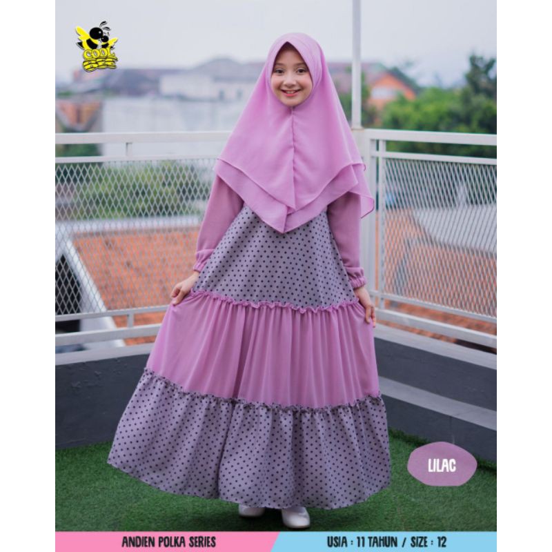 gamis andien polka by coolbee