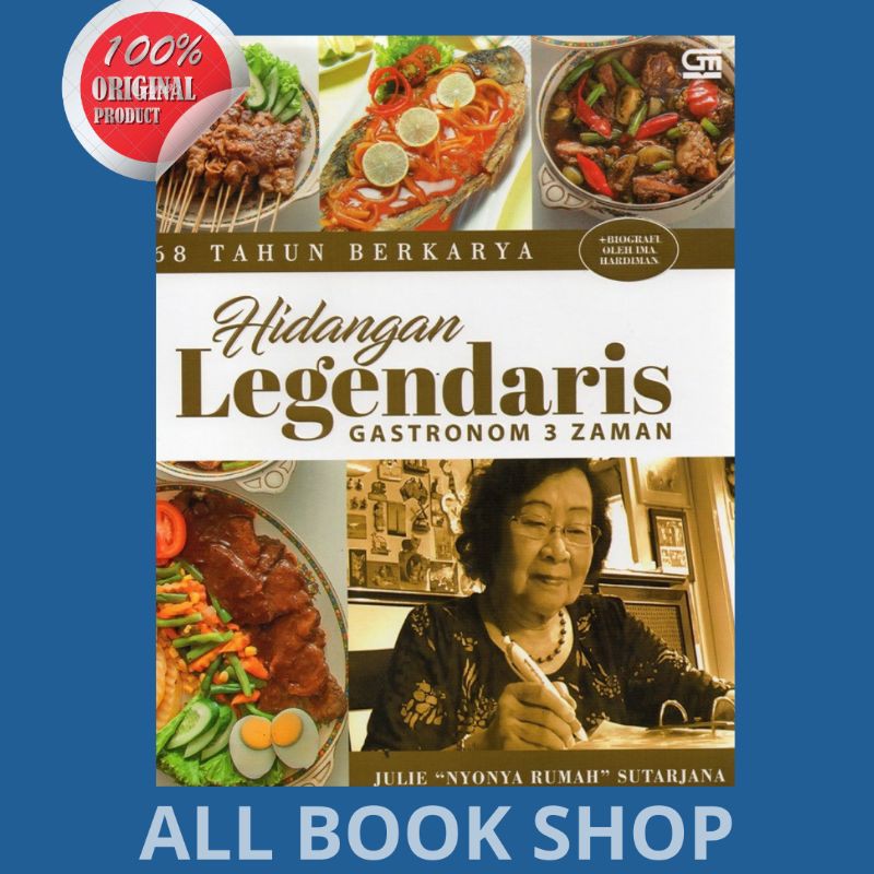 Buku 68 Tahun Berkarya: 250 Resep Hidangan Legendaris Gastronom 3 Zaman