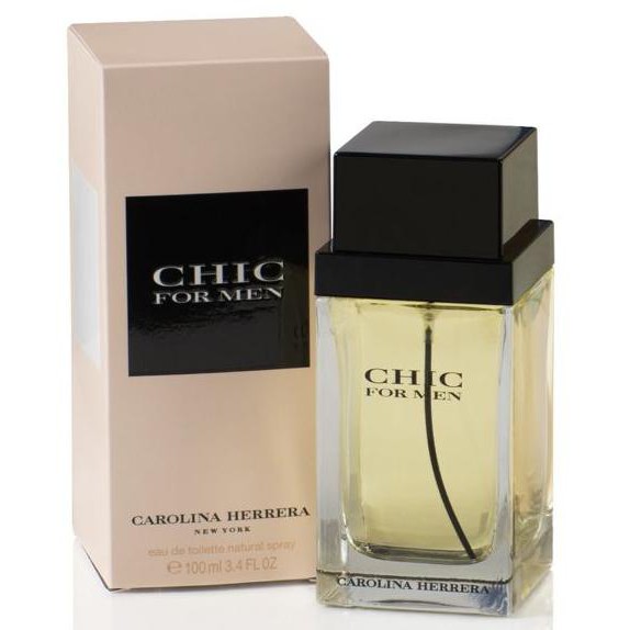 Parfum Ori Carolina Herrera Chic For Men EDT 100 Ml ~ No Box
