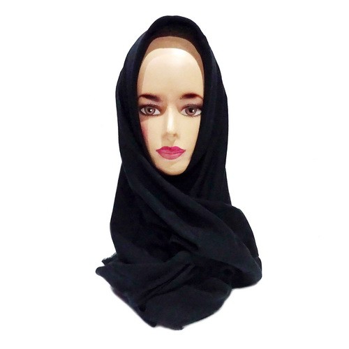 Hijab Saudia Ansania Rawis Warna Hitam Original
