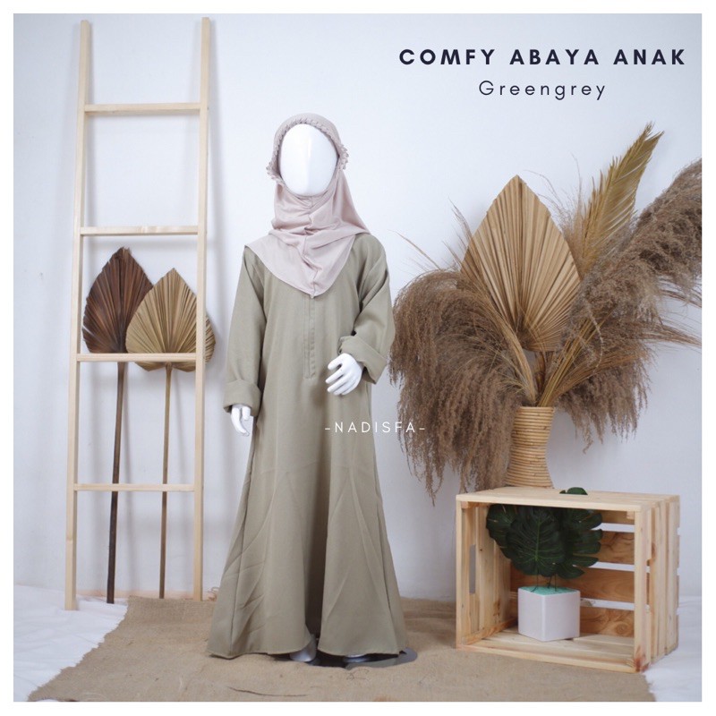 MINI COMFY ABAYA BAYI ANAK DAN REMAJA