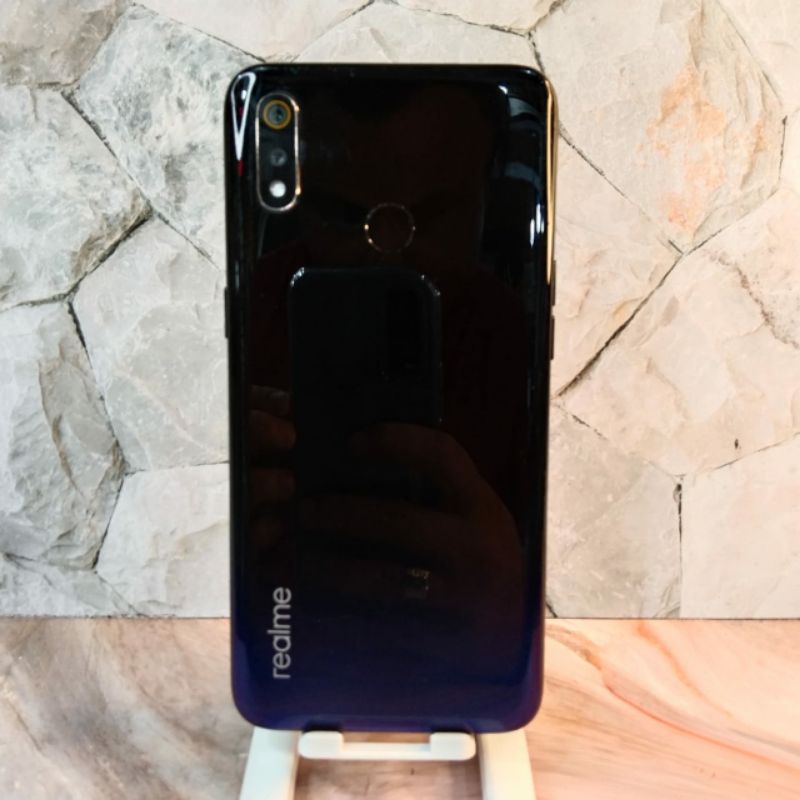 REALME 3 RAM 4GB INTERNAL 64GB HP SECOND SEKEN BEKAS REALMI 3 4/64 FULLSET & BATANGAN