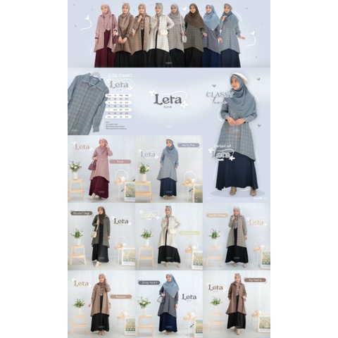 LETA TUNIK BY SILMEE INDONESIA (TUNIK SAJA)