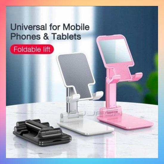 FOLDING DESKTOP HD23 L-305 PHONE HOLDER TABLET TAB IPAD / STAND HOLDER LIPAT HP / STAND HANDPHONE UNIVERSAL HD-23 L305 L 305