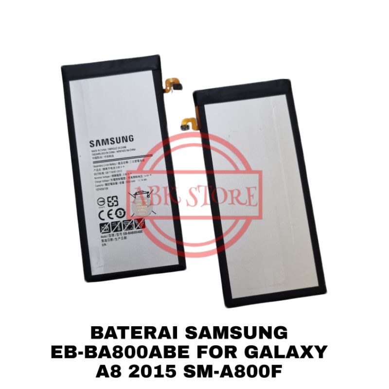 BATRE BATERAI BATTERY SAMSUNG GALAXY A8 2015  SM-A800F EB-BA800ABE