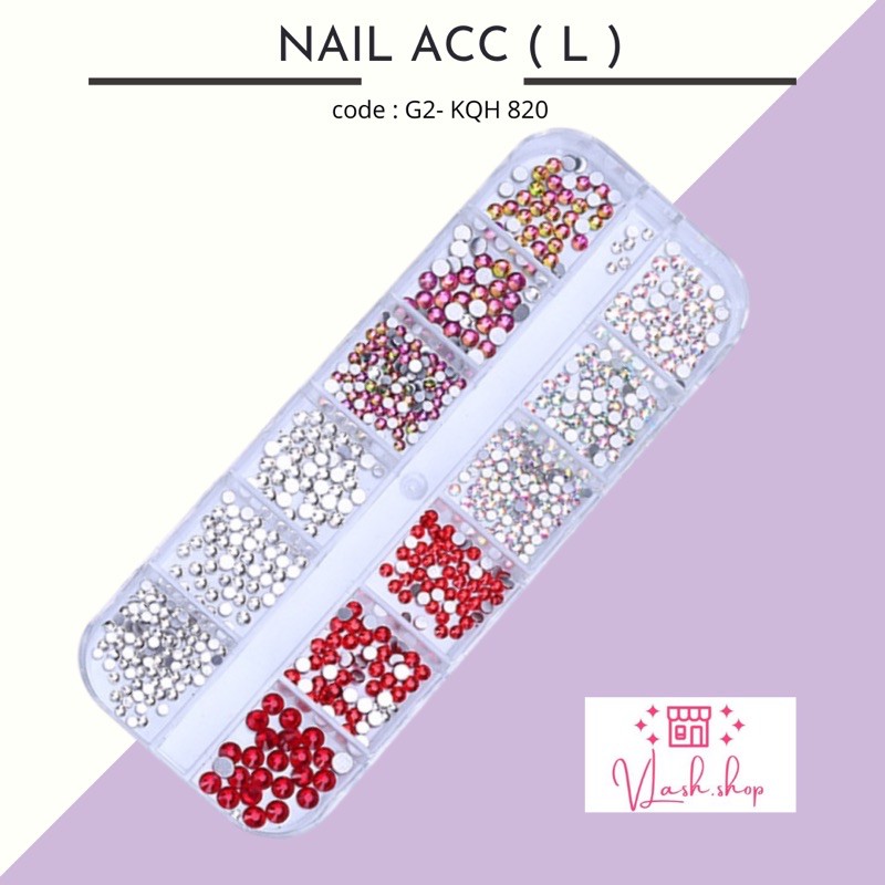 1 - 17 - NAIL ACCESORIES ( L ) - HIASAN NAIL ART