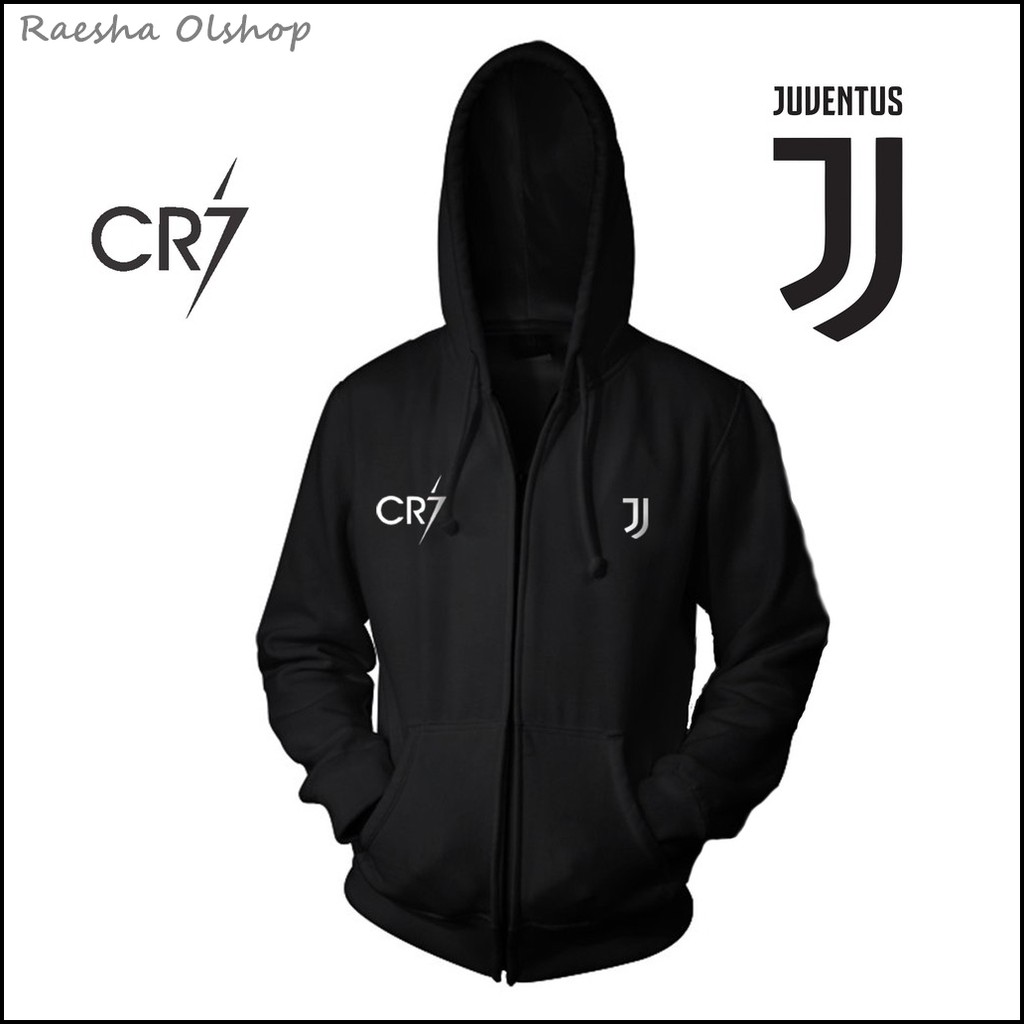 Jaket Juventus Cristian Ronaldo Big Size Xl Xxl Xxxl Xxxxl Xxxxxl / Jaket Hoodie Juve CR7 Jumbo TER