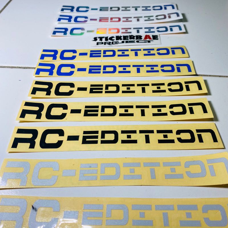 RC edition Sticker shock depan rcedition cutting sticker 1pcs