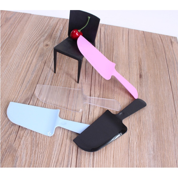 1pc High Quality Plastic Pastry Shovel Disposable Cake Knife / Pie pizza cheese pastry Western Cooking Tools Server Divider Knives