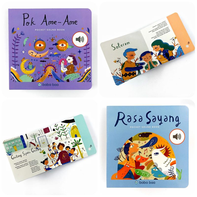 [NEW BOOK] Sound Book | Baba Baa Book -  Pocket Sound Book : Pok Ame-Ame | Rasa Sayang