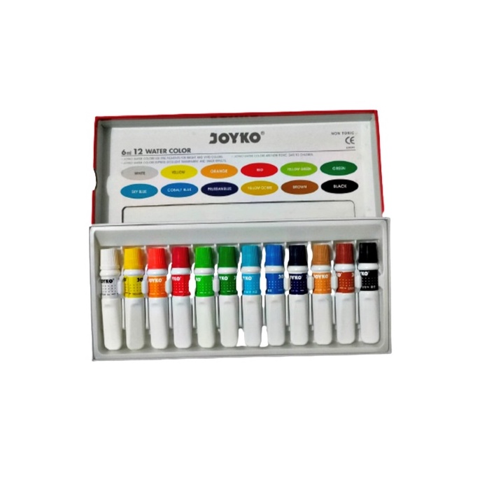 

Cat Air Titi Joyko Cat Air Water Color WC-6ML-12 Warna Colors Original