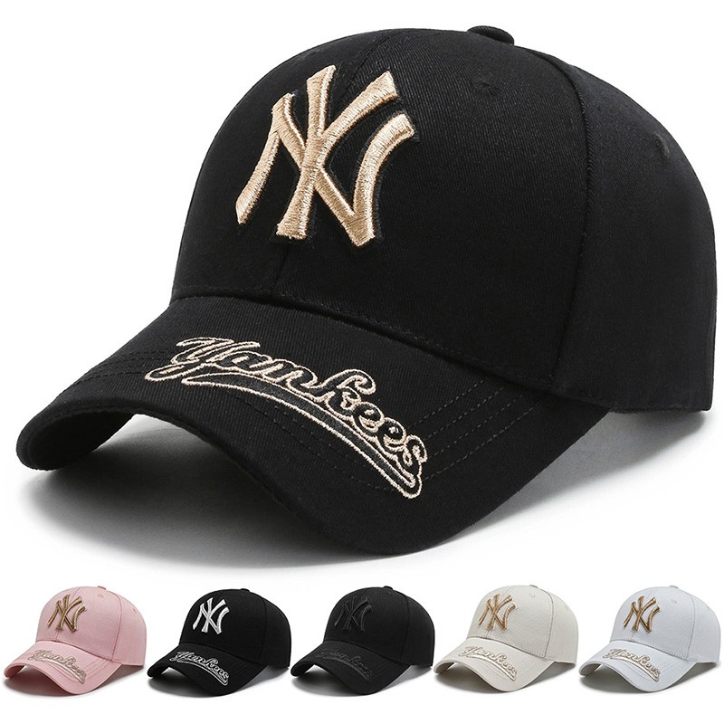 NEXTSTOP-057 Topi Baseball NY Cap Casual Sport Pria Wanita