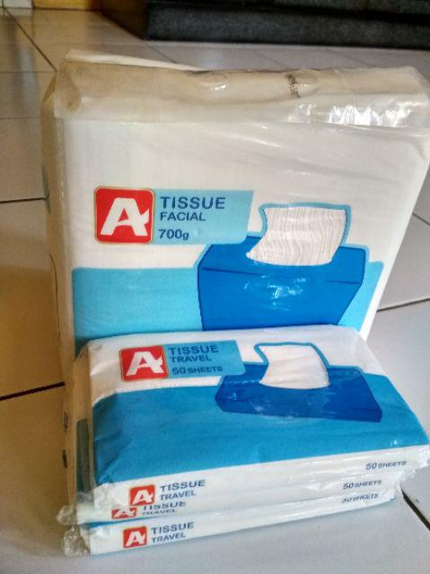 12 Pieces Tissue Travel Alfamart 50 Sheets / Travel Tissue / Tisu Travel