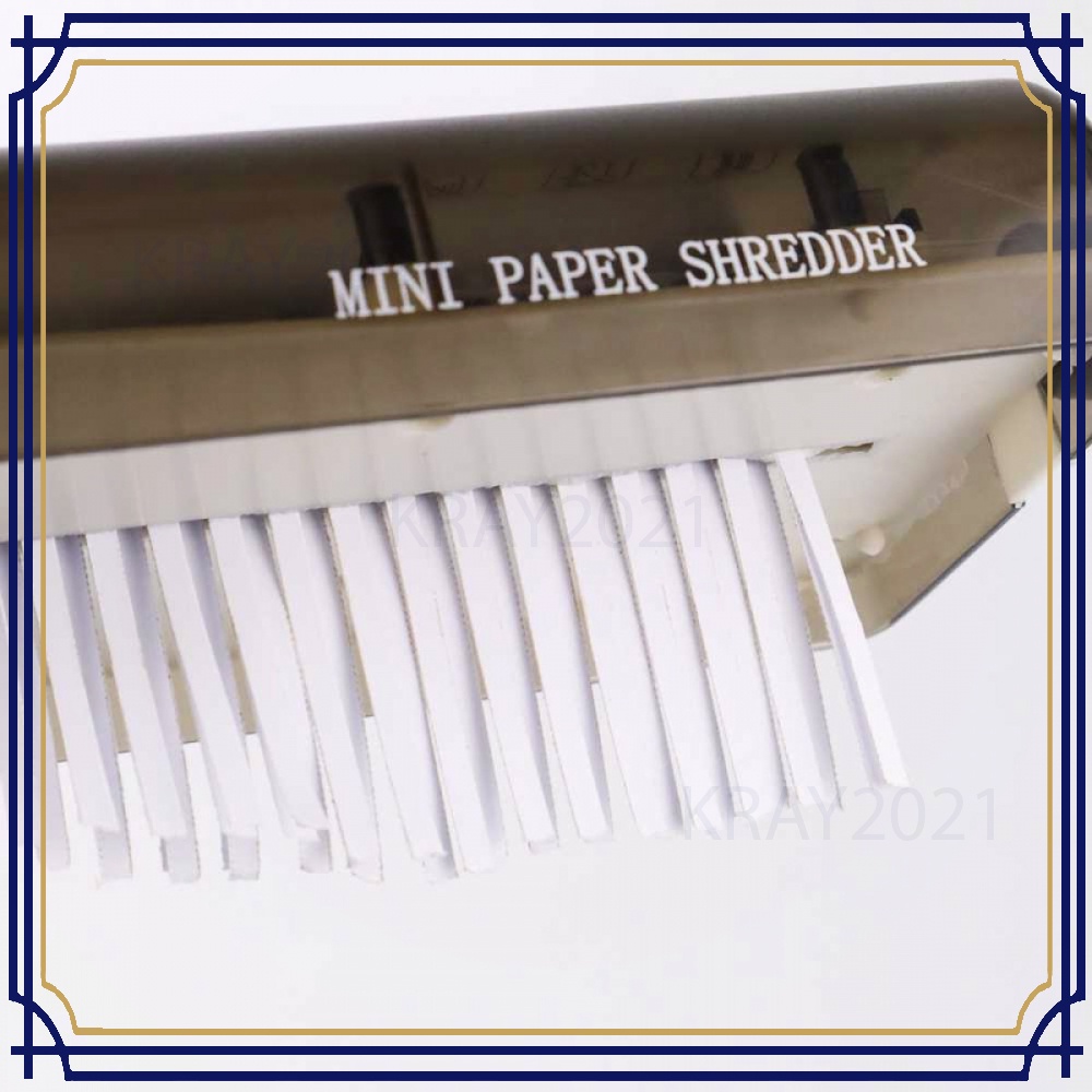 Penghancur Kertas Manual CD Card Paper Shredder 4.5L -AT035