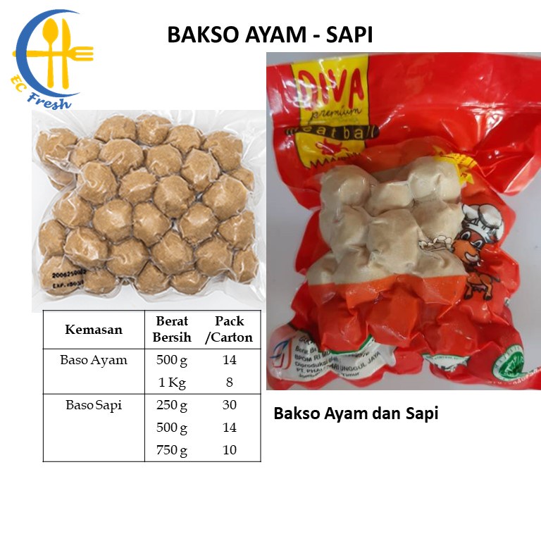 

Beef Bakso Sapi Baso Non MSG