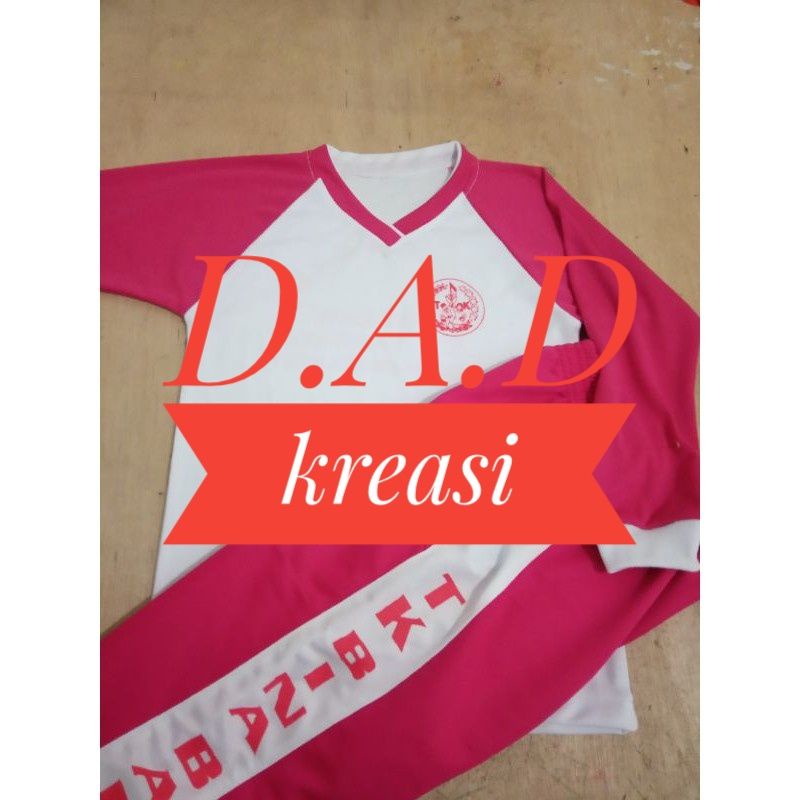 Baju stelan olahraga anak sekolah TK PAUD SD SMP SMA