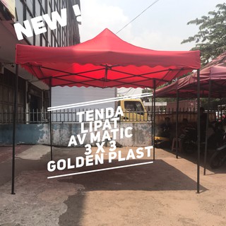 Tenda Lipat 3x3 AV MATIC Paling  Murah  Ketebalan Besi  0 5mm 