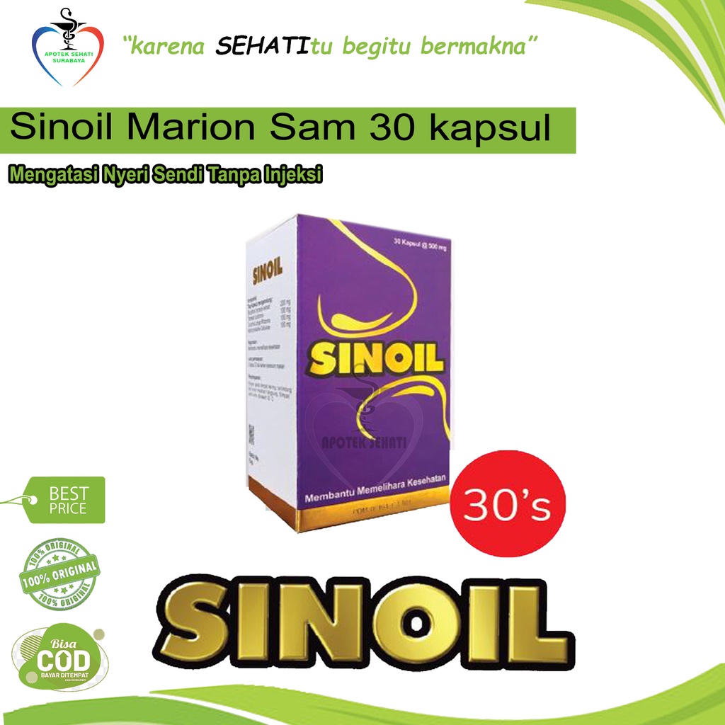 Original Sinoil Marion Sam Atasi Nyeri Sendi dan Pengapuran Tanpa Injeksi