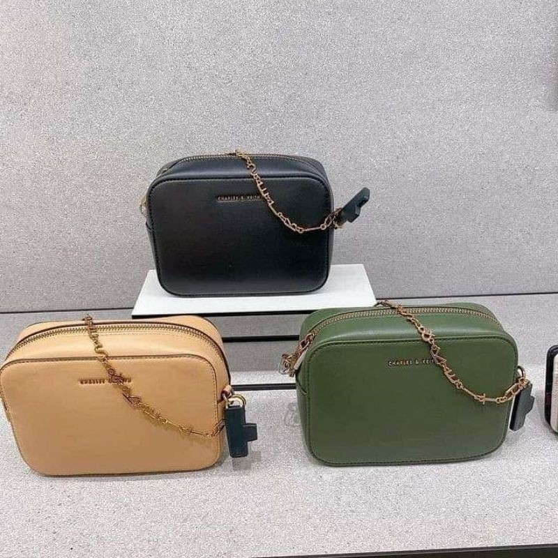 CK Chain Link Boxy Clutch