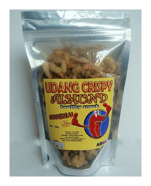 

Udang Crispy Almund Original 100gram Hala