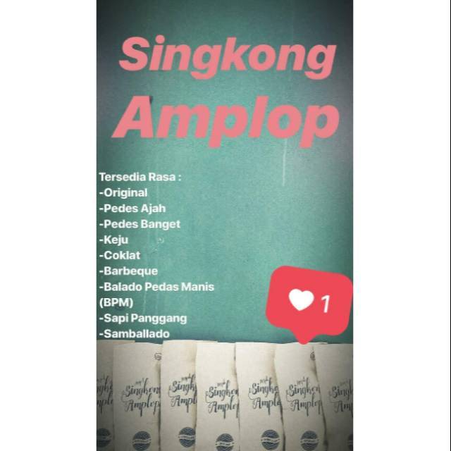 

kripik Singkong Amplop