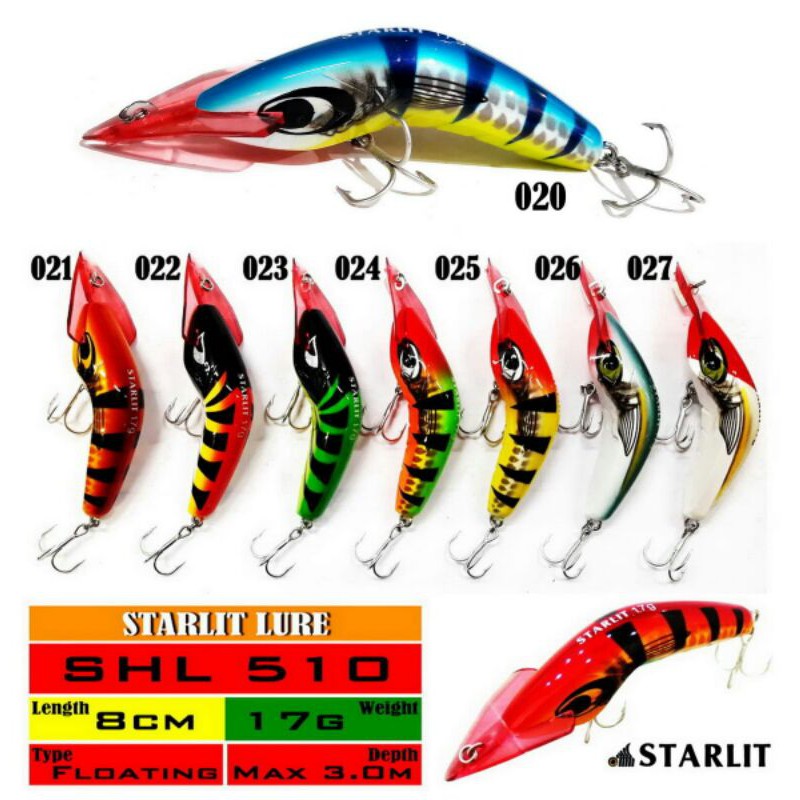 Minnow STARLIT LURE SHL 510 8cm - 17gr