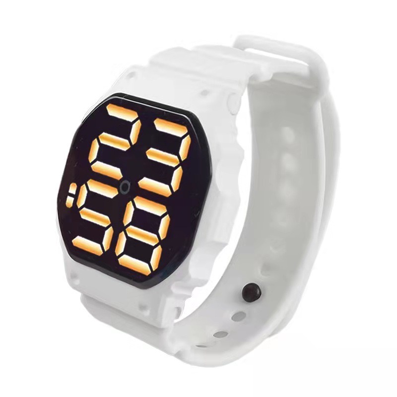 Jam Tangan LED  Digital Model  Couple Anak Remaja Import Premium Pria Wanita Rubber Electronic Fashion  M131